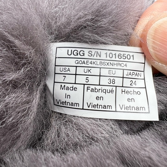 UGG WOMENS SIZE 7 PURPLE MINI BAILEY BOW II BOOTIE - Picture 7 of 15